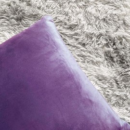 Douceur De Plumes Set of 2 Velvet Cushion Covers 40 x 40 cm