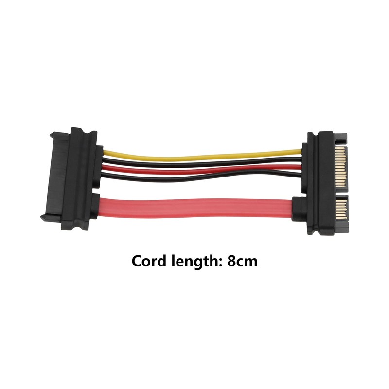 Create idea 2pcs SATA to SAS Data Cable 22 Pin