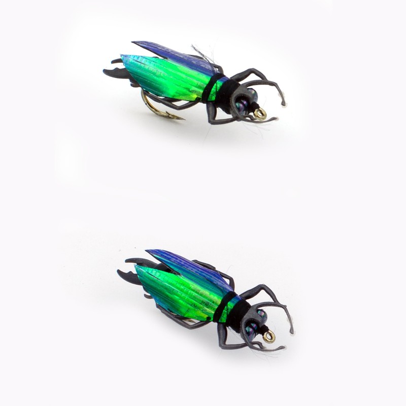 YAZHIDA Fly Fishing Flies, Simulated Insects (Winged Beetle)