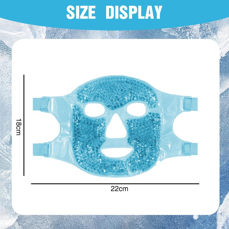 atnayo Cooling Face Mask, Reusable Face Ice Pack Mask for