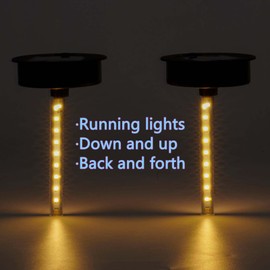 Solar-Lantern Waterproof Lights Replacement Top - Garden Decor Outdoor Lighting Decorative Patio Lighting Solar Replacement Top… (2pack) (2.76 inch)