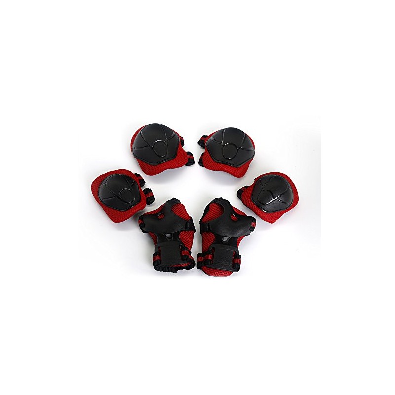 Children Protective Gear Set, 6pcs Adjustable Wrist Guards Protective Gear