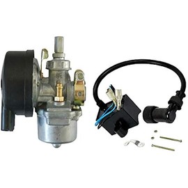Bike Engine Carburetor For 2 Stroke 49cc 50cc 60cc 66cc 80cc Bicycle Motorized Engine Kit With CDI Ignition Coil