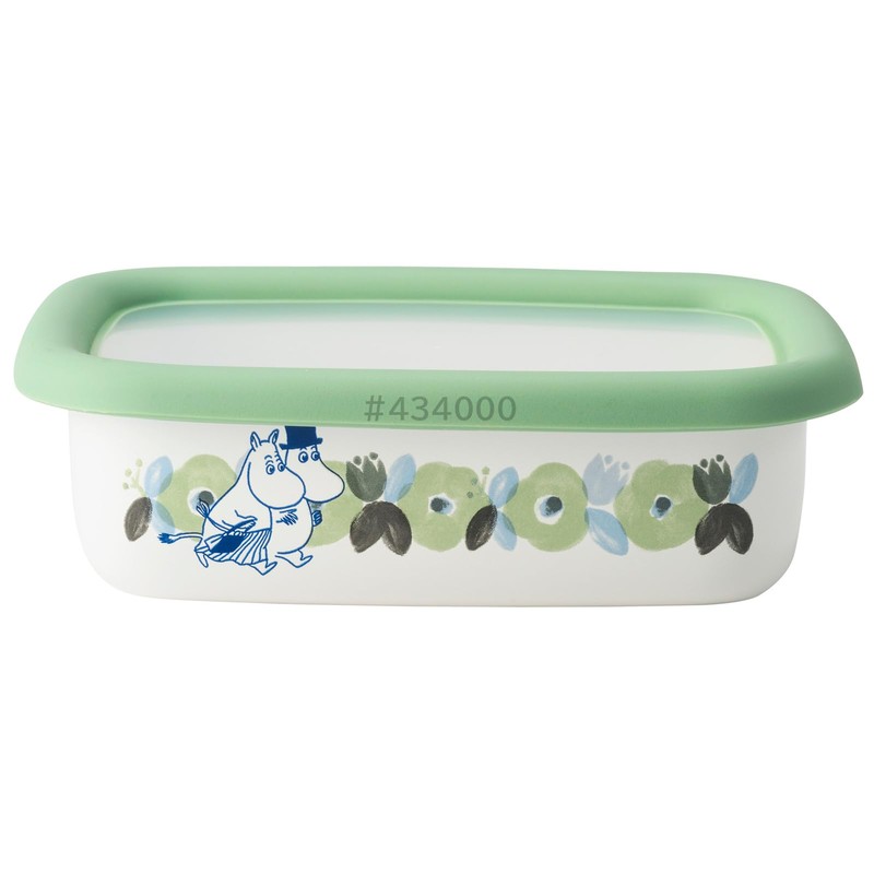 Fuji Hollow Moomin Flower Garden Shallow Square Container S
