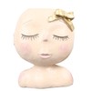Face Flower Pot Head Planter Pots Resin Succulent Planter with