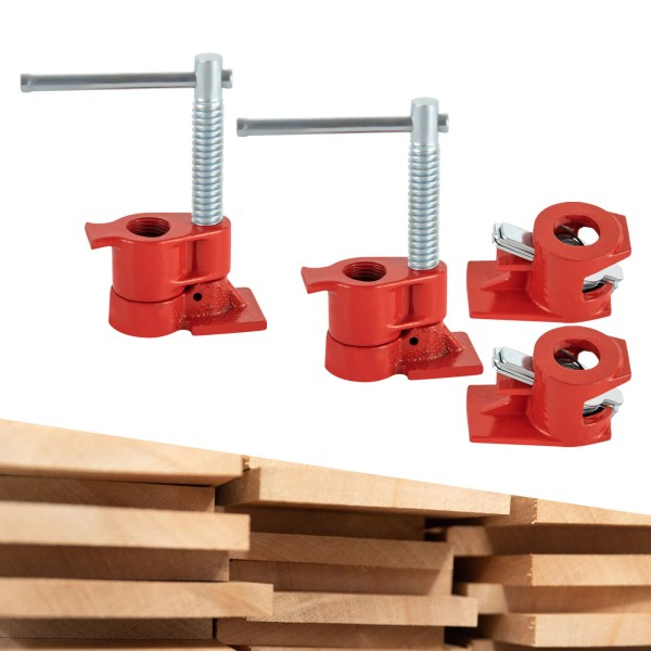 Unbranded 2 Pack 1/2 Inch Woodworking Heavy Duty Pipe Clamp