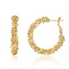 POWNOOL 14K Gold Open Hoops Earrings | Gold Earrings Hypoallergenic
