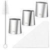 3 Pcs Large Icing Tips, Stainless Steel Big Piping Tips