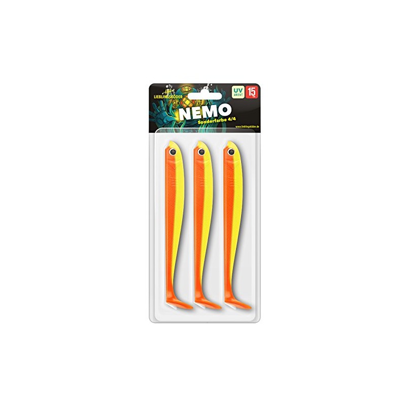 Lieblingsköder 15 cm – 3 rubber fish, colour: favourite bait: