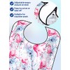 12 baberos lavables para adultos para comer, protector de ropa