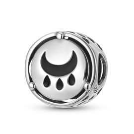 925 Sterling Silver Blessing of the Moon Charms for Bracelets and Necklaces Pendants Beads Charms Jewelry for Women Fit Pan Charms Bracelet Christian Bible Verse Charm Prayer Faith Religious Charms