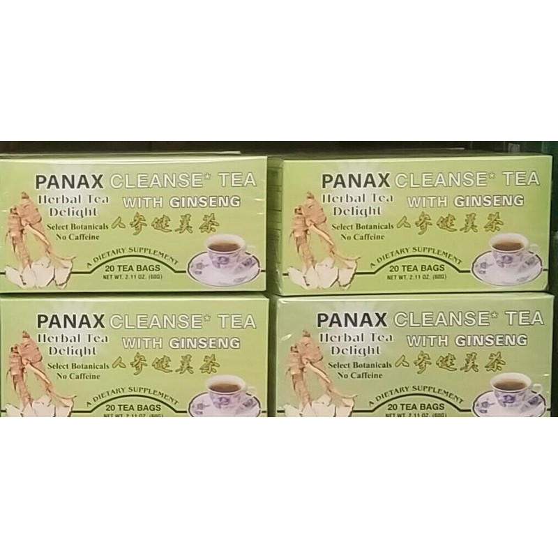 Teapot Brand 2 PACK PANAX HERBAL TEA DELIGHT CLEANSE TEA