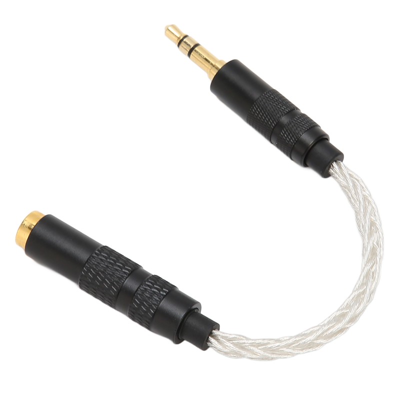 4.4mm Balanced Female to 3.5mm Stereo Male Adapter Cable Gold
