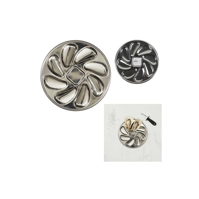 Home Deco Factory, KU6711 Elegant 8 Oyster Plate, Refined Design,