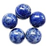 Ladeukoi Ladeukoi 5Pcs Sodalite Crystal Sphere Ball Set, Polished Healing