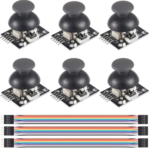 Youmile 6pcs Joystick Module Biaxial XY Joystick Module PS2 Module