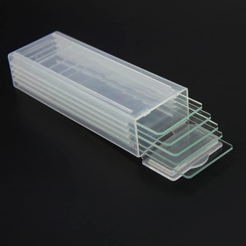 10 x Empty Microscope Slides 25.4x76mm Glass Microscope Covers for