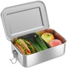 WELLGRO Stainless Steel Square Containers - 550 ml 850 ml