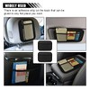 smilfuy 2PCS Car Net Pocket, Car Sticky Organizer Mesh Pocket