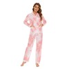 GLOBAL Women Cotton Pajamas Long Sleeve PJs Button Down Sleepwear