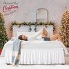 Biscaynebay Wrap Around Bed Skirts for Queen Size Beds Extra