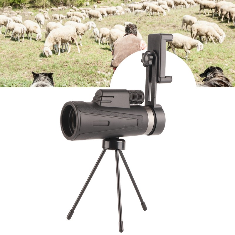12x50 Monocular Telescope 50mm Aperture Bright Clear HD Outdoor Telescope