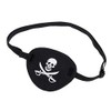 Soft Comfortable Pirate Eye Pirate Eye Patch Mask Skull and Cross Bones with Adjustable Strap