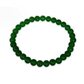 Vifaleno Malaysia Jade Natural Green Round 6mm Jade Bracelet, jade, Jade