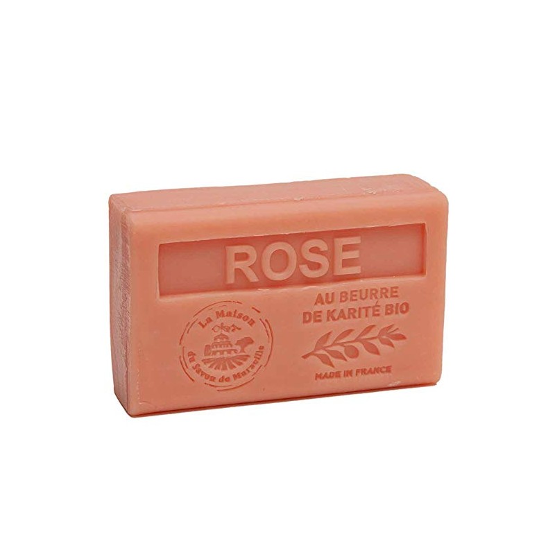 French Soap 3 x 125g - Rose - Shea Butter