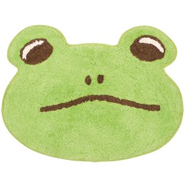 Tomo Corporation Rug, Light Green, Approx. 14.6 x 19.7 inches (37 x 50 cm)