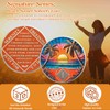 Beach Sunset 1 Year Sobriety Coin - Affirmation NA AA