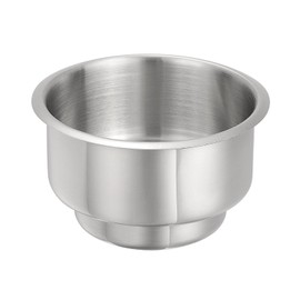 uxcell 201 Stainless Steel Drop-in Cup, 2.36" x 4.06" Drink Can Holder Poker Table Cup Holder Insert for Sofa Boat Car Marine, Silver