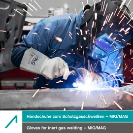 ACE ARC Fusion Work gloves - Gloves for welders - EN 388/407/12477-12/3XL (Pack of 1)