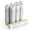 ENEGON Paquete de 8 Baterías Pilas AAA Recargables Ni-Mh, 1.2V