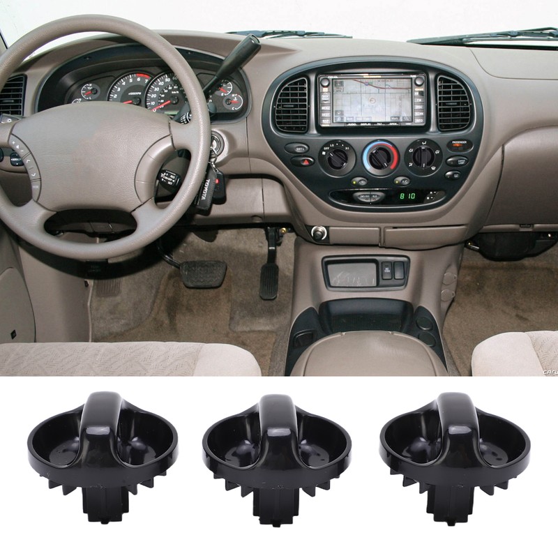 3pcs A/C Control Knob Air Condition Switch 59050C010 Replacement for