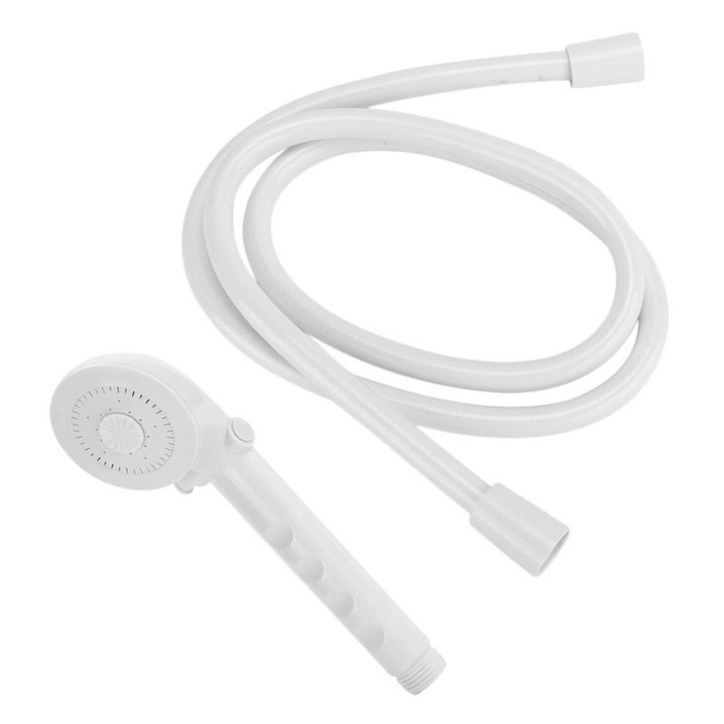 Handheld Shower Head Hose Kit 1in Thread 4.9ft Pipe Accessory
