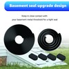 Compatible with Bilco Basement Door Weatherstrip Kit (1 x U