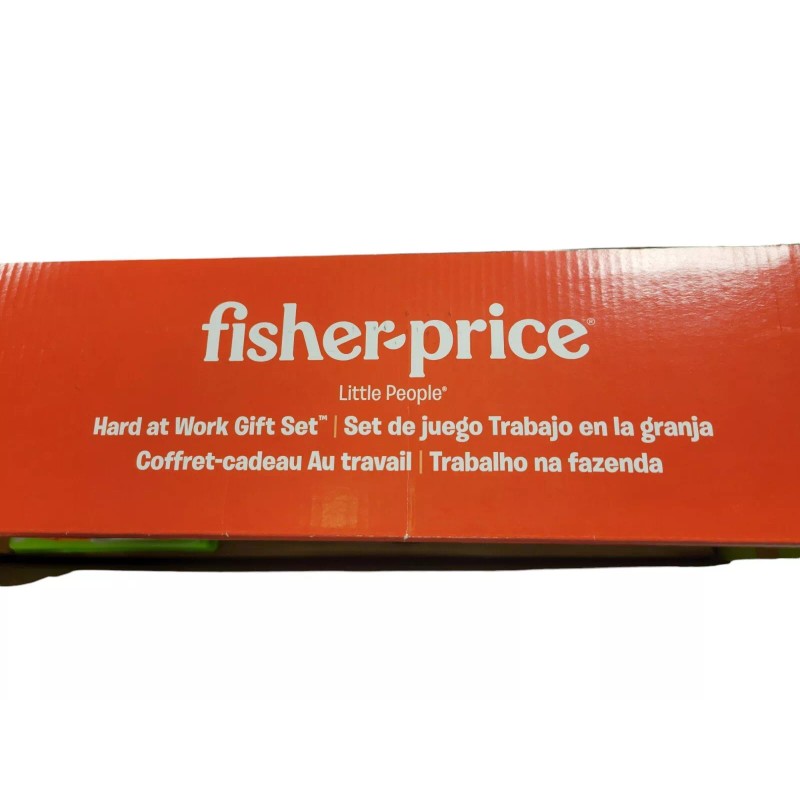 Fisher-Price Little people Hard at Work Gift Set New