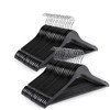 4-Pack Wooden Suit Hangers with 360° Swivel Hooks, Non-Slip Pants