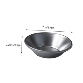 BIUDECO 24Pcs Non Stick Round Tart Baking Molds Kitchen Tools for Pastries Cakes and Desserts Easy to Clean and Use for Baking Lovers