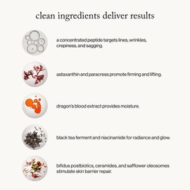 goop Beauty Peptide Serum | Reduces Fine Lines & Wrinkles | Peptides, Ceramides, & Niacinamide | Anti Aging Serum to Improve Firmness & Elasticity | Paraben Free | 1 fl oz