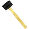 E-Value Rubber Hammer with Wooden Handle Total Length 13.2 inches