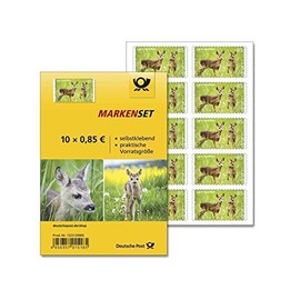 Markenset 10er 85 Cent Tierkinder Reh selbstklebend Standardbrief