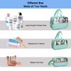 SOMIER 3 Pack/Size Waterproof Travel Toiletry Bag, Clear Cosmetic Makeup