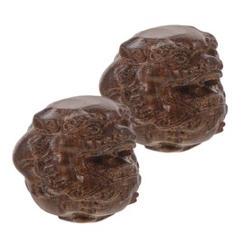 BESPORTBLE 2pcs Hand Exercise Balls for Adults Smooth Texture Massage Balls for Hand Therapy Relaxation Home Decor for Elderly and Daily Use