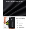 Bikewa Men's Cycling Underwear with Anti-Slip Leg Grips 4D Padded