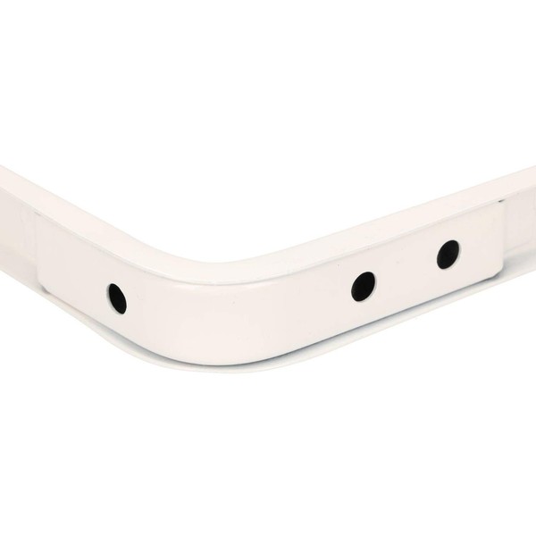 KOTARBAU® Sheet Steel Bracket 140 x 200 mm White Shelf
