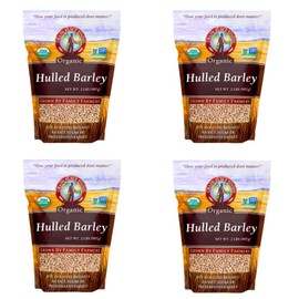 Grain Place Foods | Non-GMO Organic Hulled Barley | Made in USA | 2 lb Bag | 4-Pack