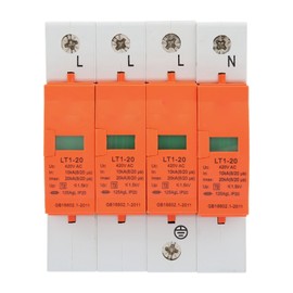 4P 20kA 420vAC House Surge Protective Low voltage Arrester Device