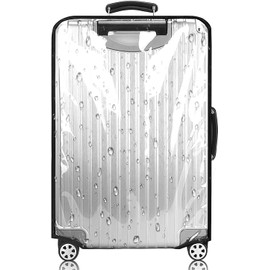 Feybaul PVC Luggage Protector Cover,Clear Suitcase Cover Protector,30 Inch Transparent Luggage Protective Cover Case for Wheeled Suitcase Suitable for 30“-31"